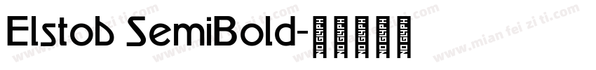 Elstob SemiBold字体转换